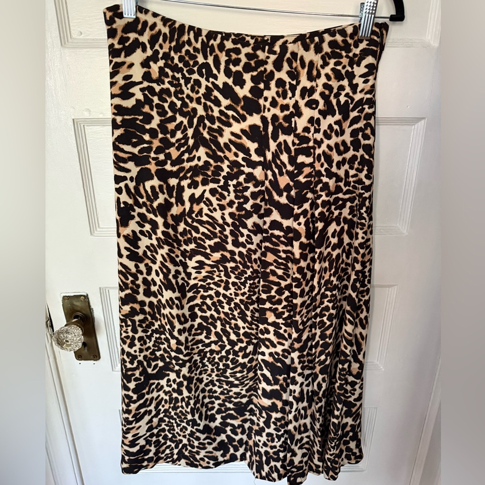 Zara Animal Print Skirt